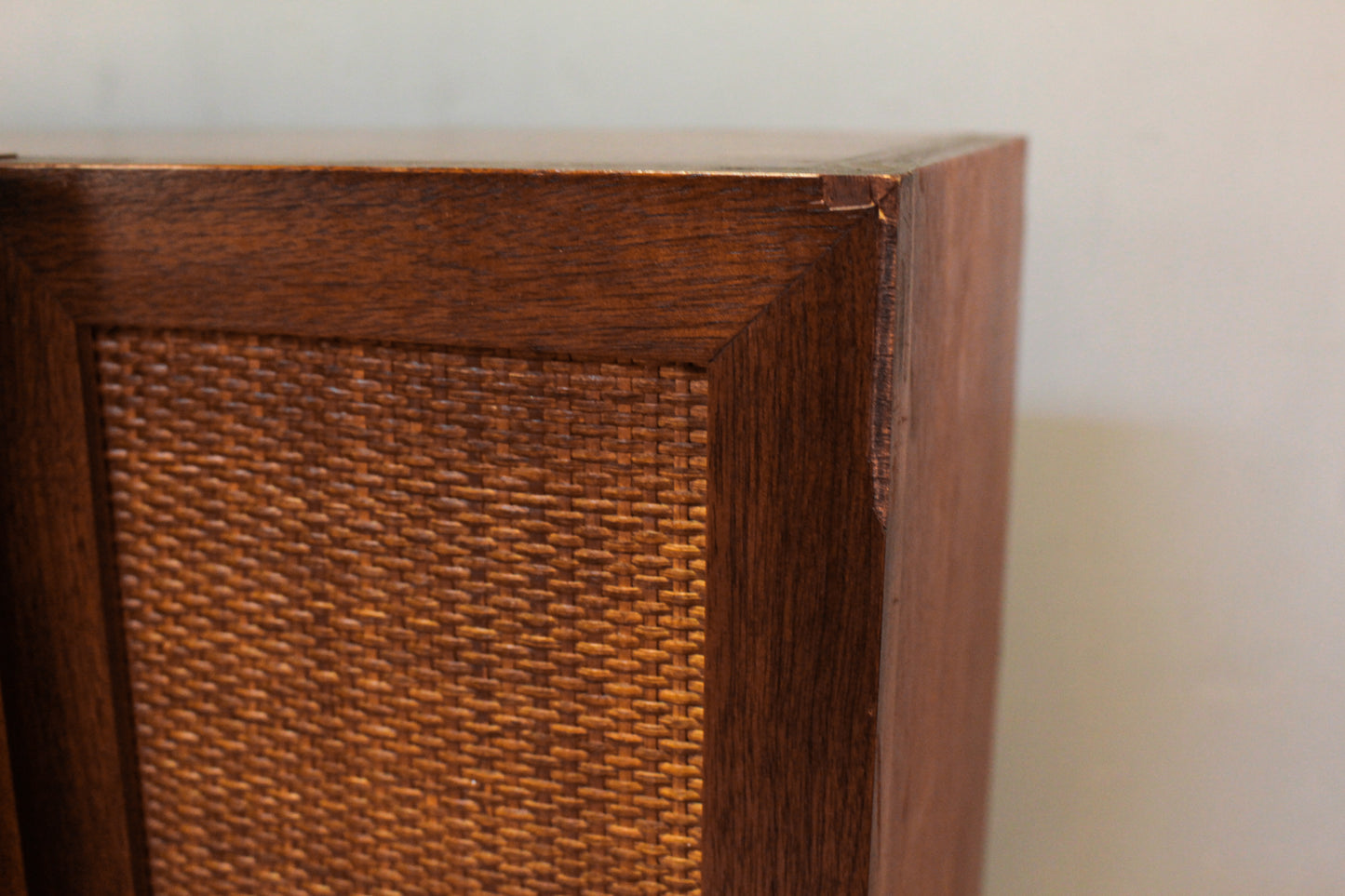 Traditional Walnut & Black Side Chair