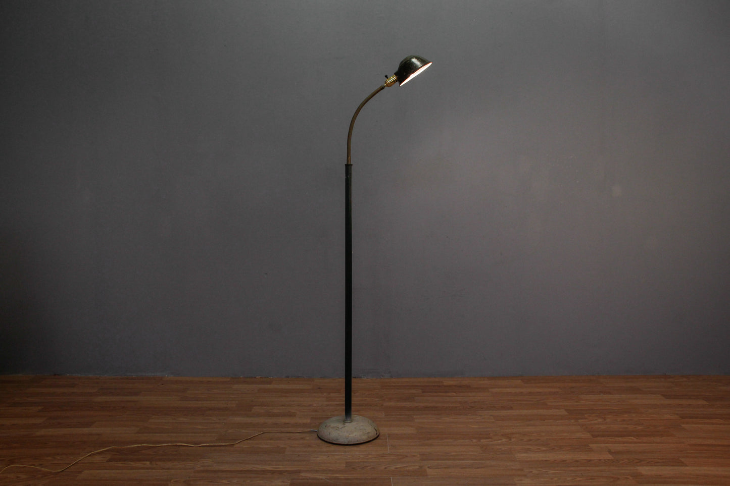 Deco Industrial Gooseneck Floor Lamp