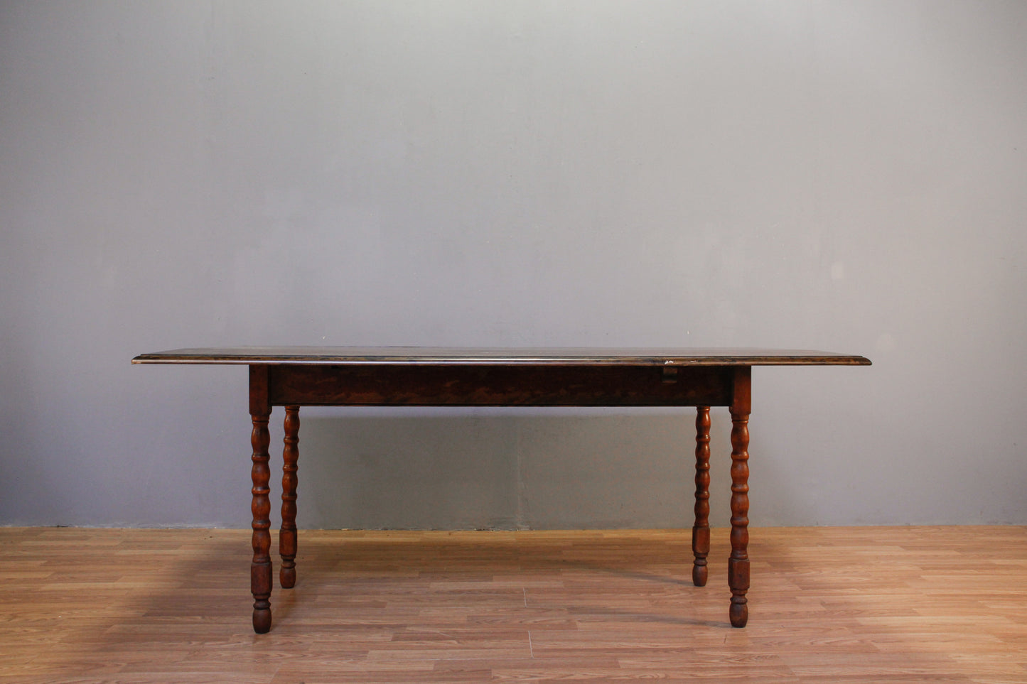 Rustic Crimson Drop-Leaf Dining Table - ONLINE ONLY
