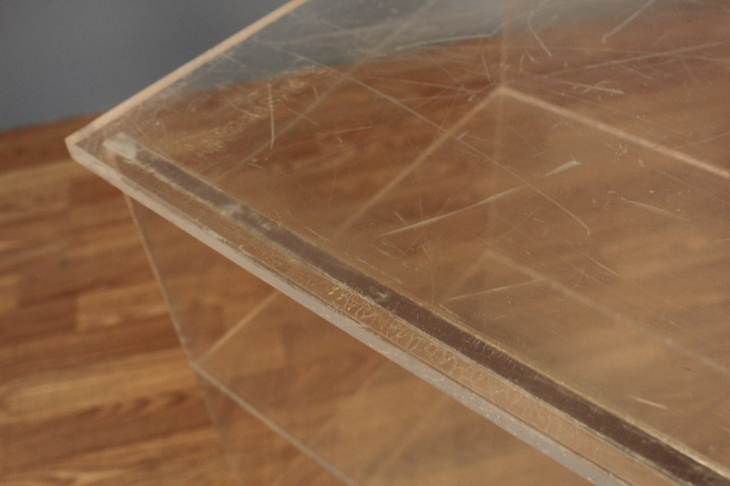 Lucite 3-Tier Side Table