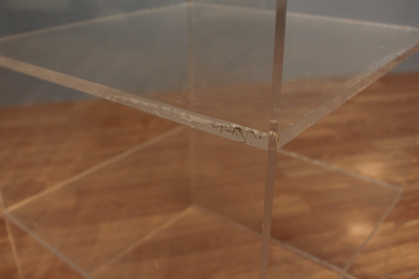 Lucite 3-Tier Side Table