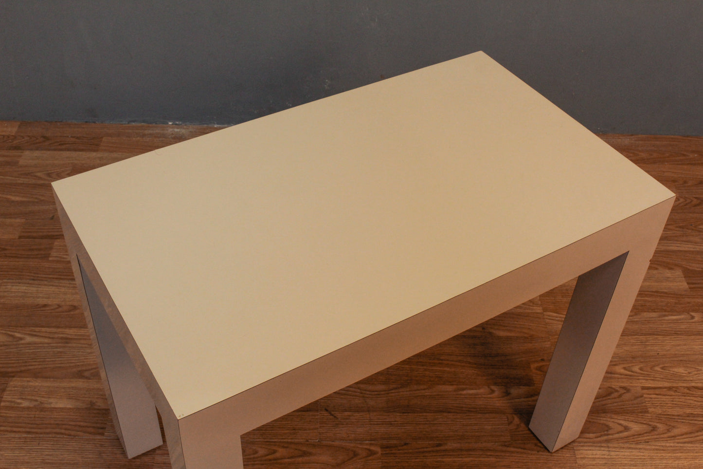 Ecru Laminate Parsons End Table