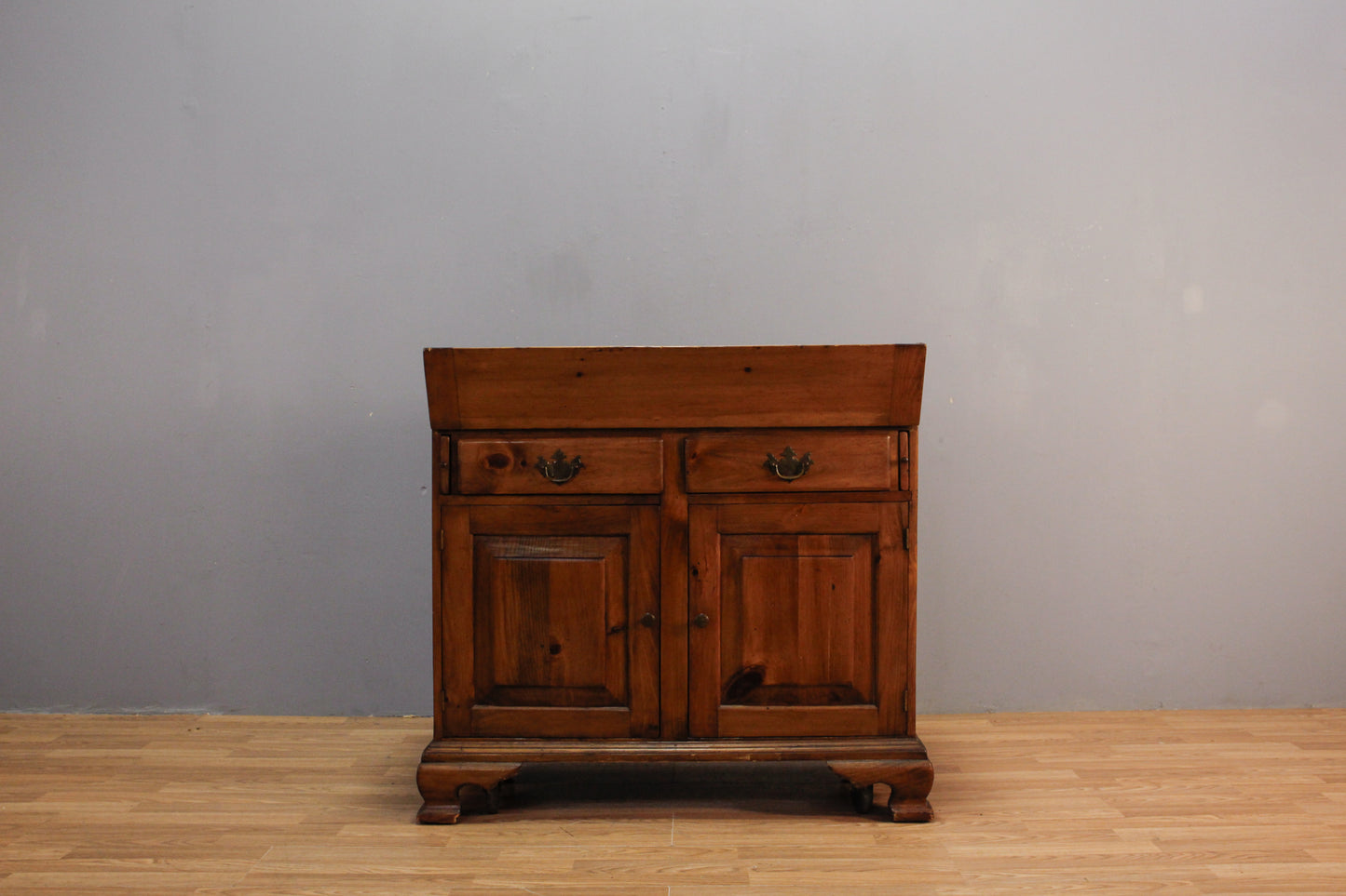 Antique Pine Dry Sink Cabinet
