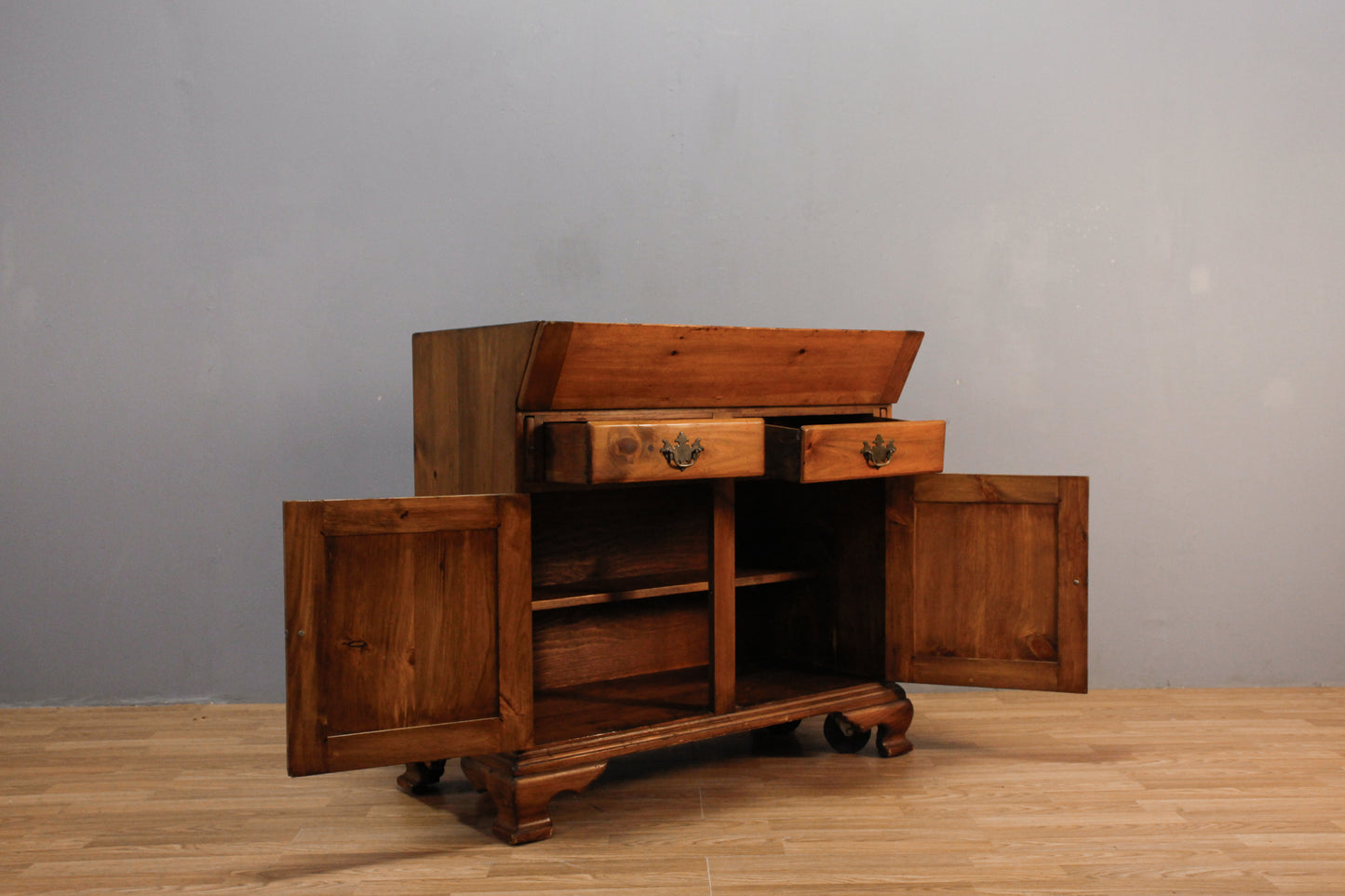 Antique Pine Dry Sink Cabinet