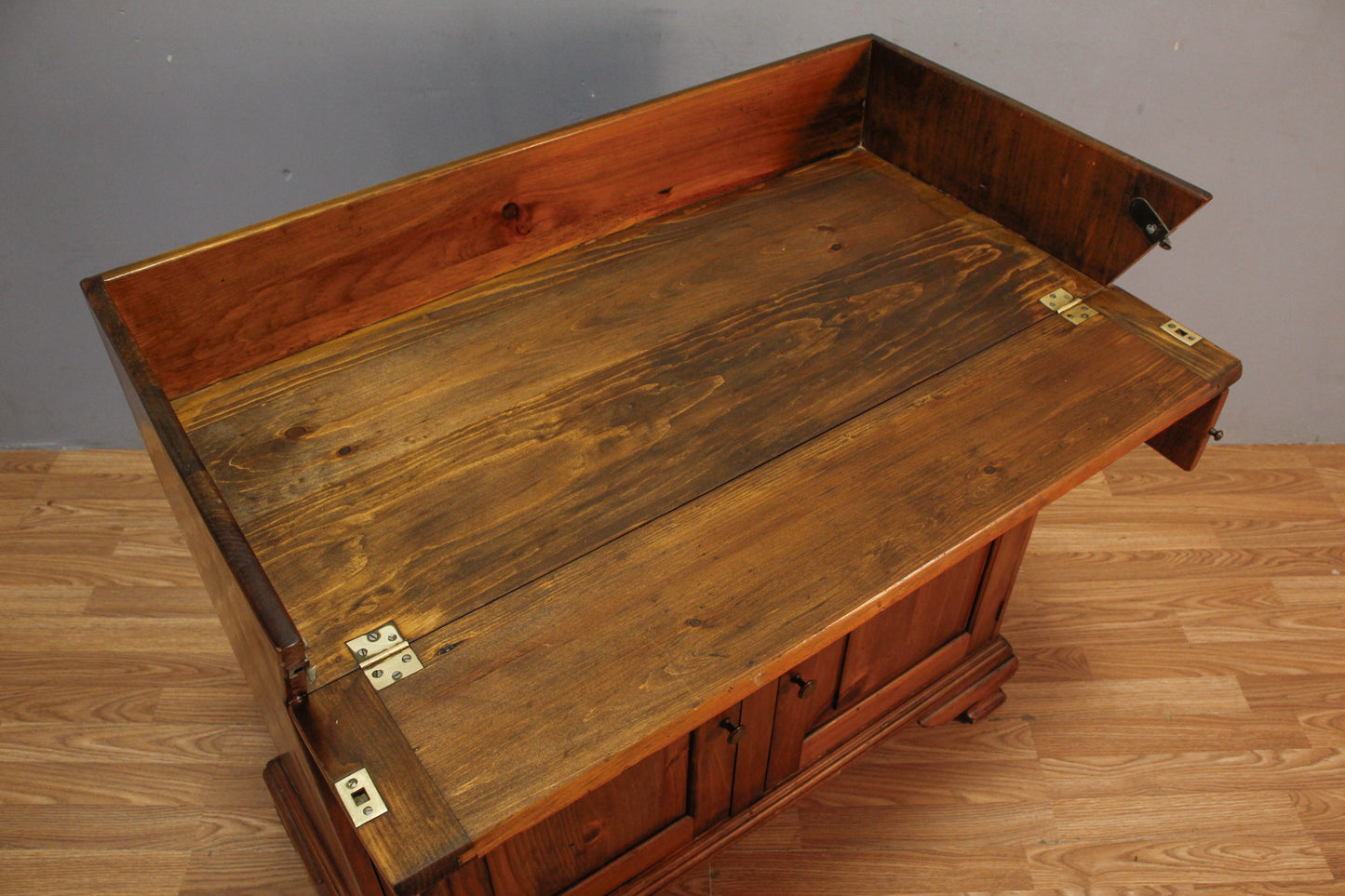 Antique Pine Dry Sink Cabinet