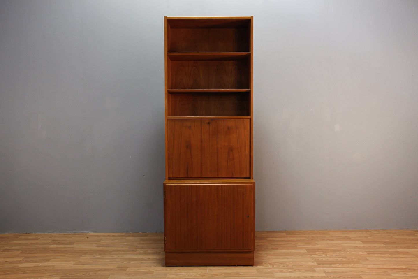 Hundevad Teak Drop-Front Wall Unit