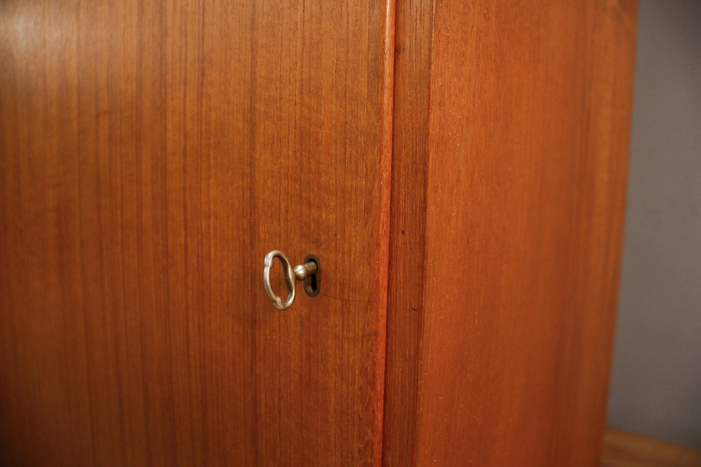 Hundevad Teak Drop-Front Wall Unit