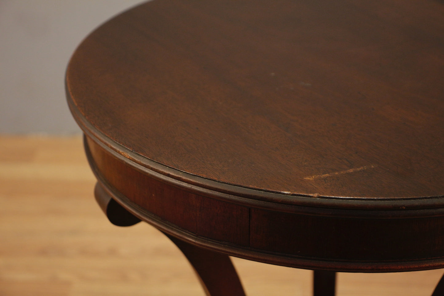 Tall Brandt Mahogany End Table