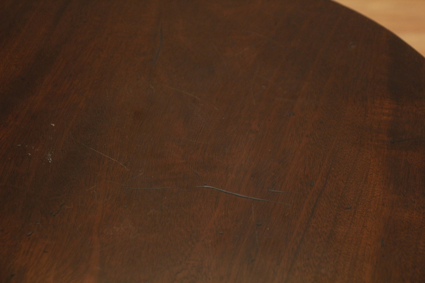 Tall Brandt Mahogany End Table