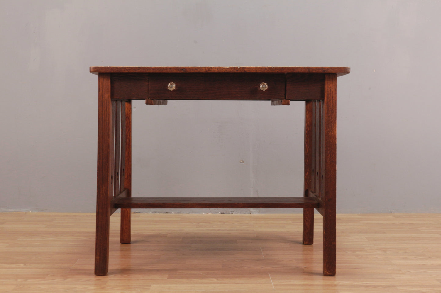 Art & Crafts Oak 1-Drawer Desk