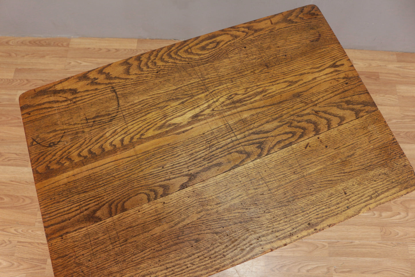 Art & Crafts Oak 1-Drawer Desk