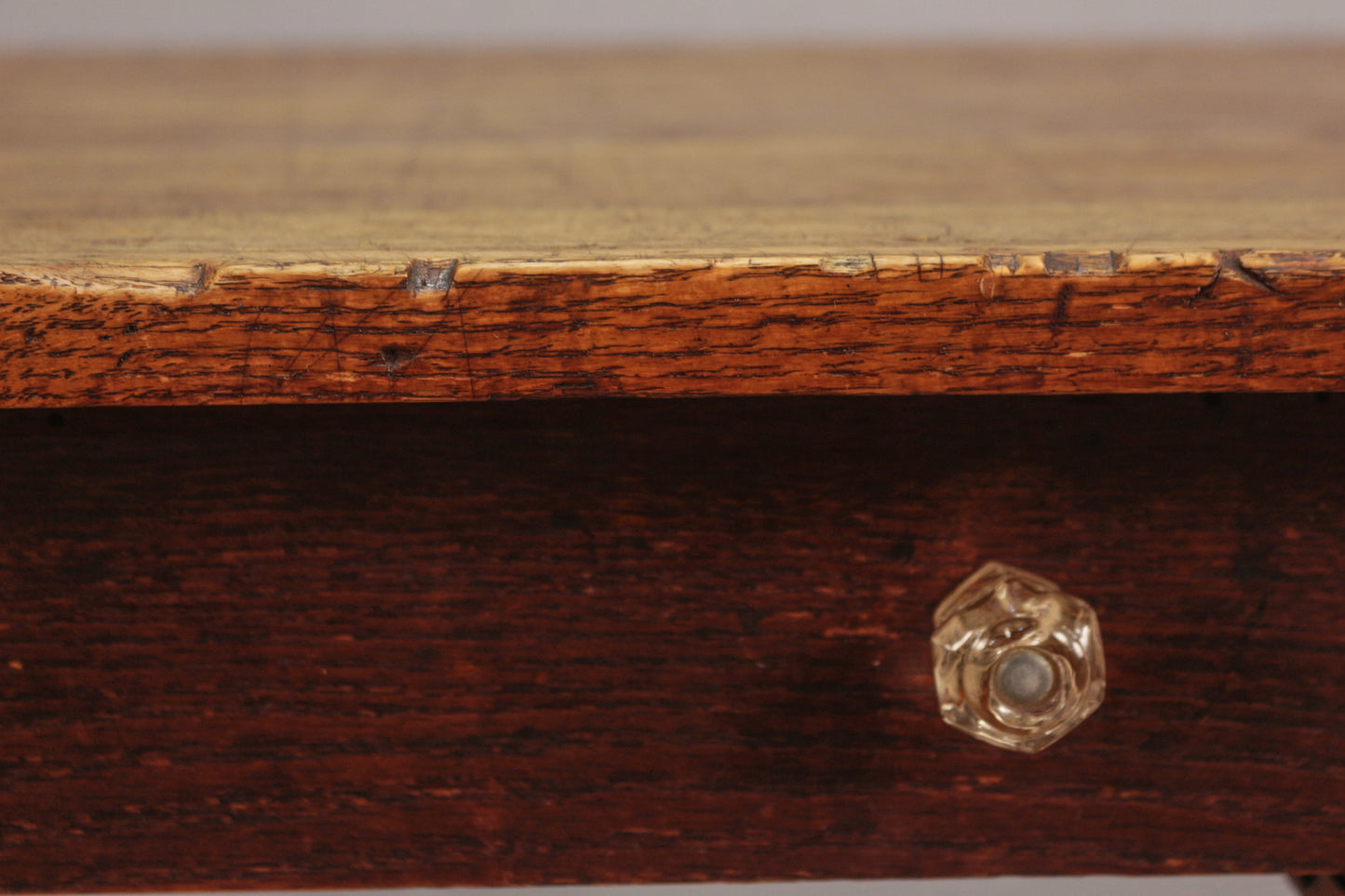 Art & Crafts Oak 1-Drawer Desk