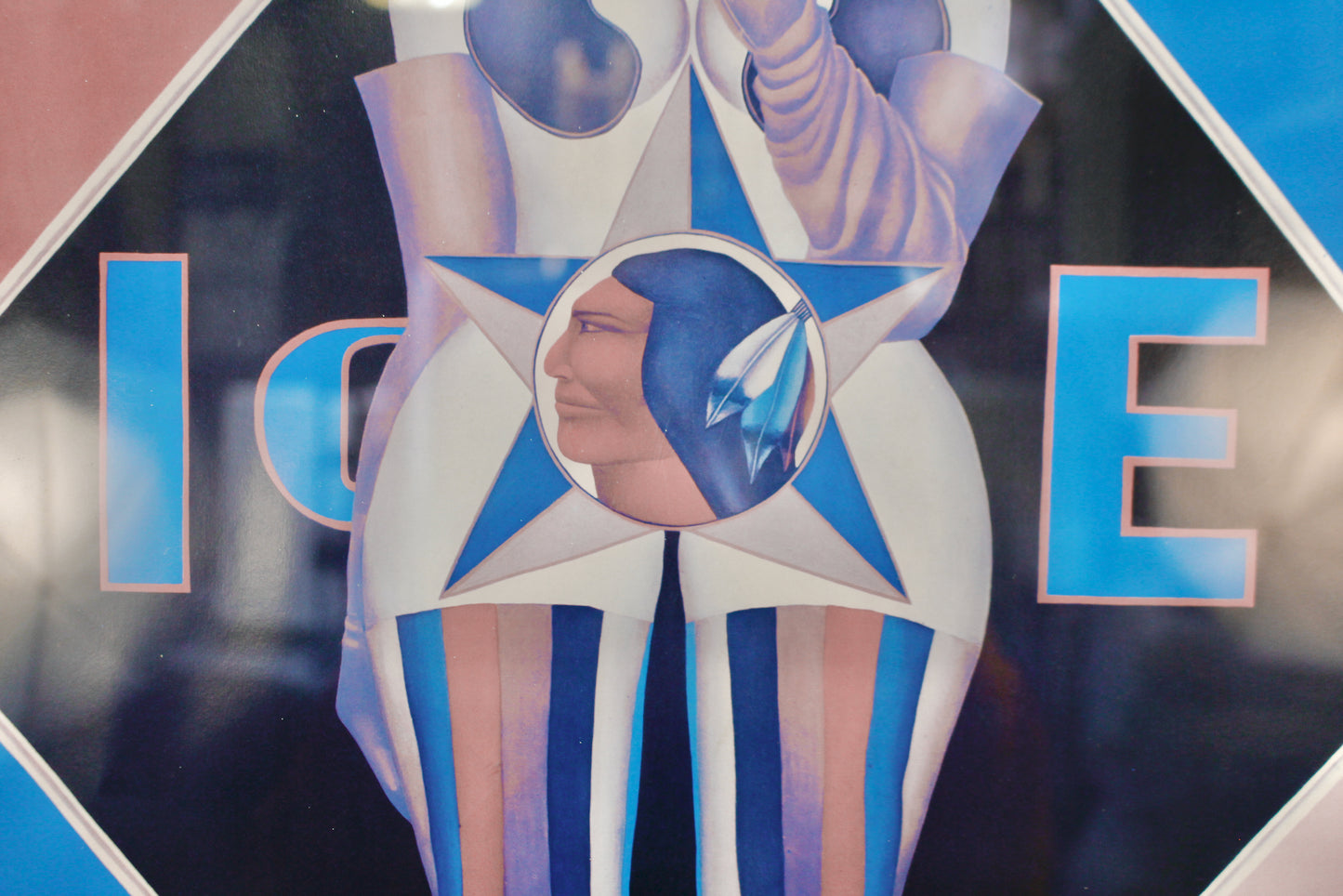 "Ice" Richard Lindner 1967 Print