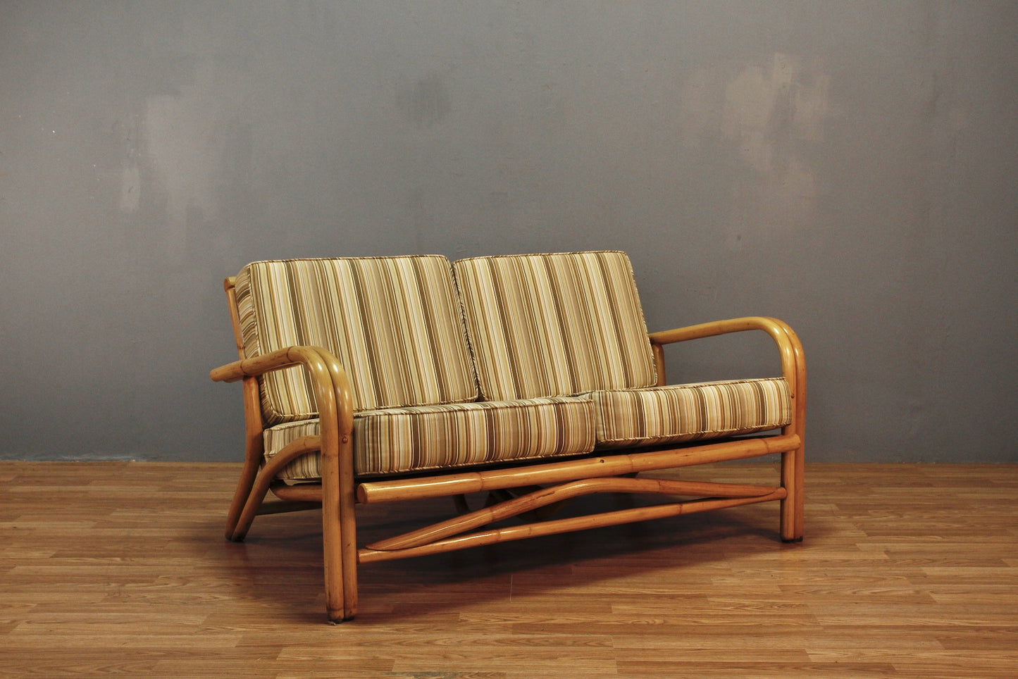 Bamboo & Stripe Loveseat