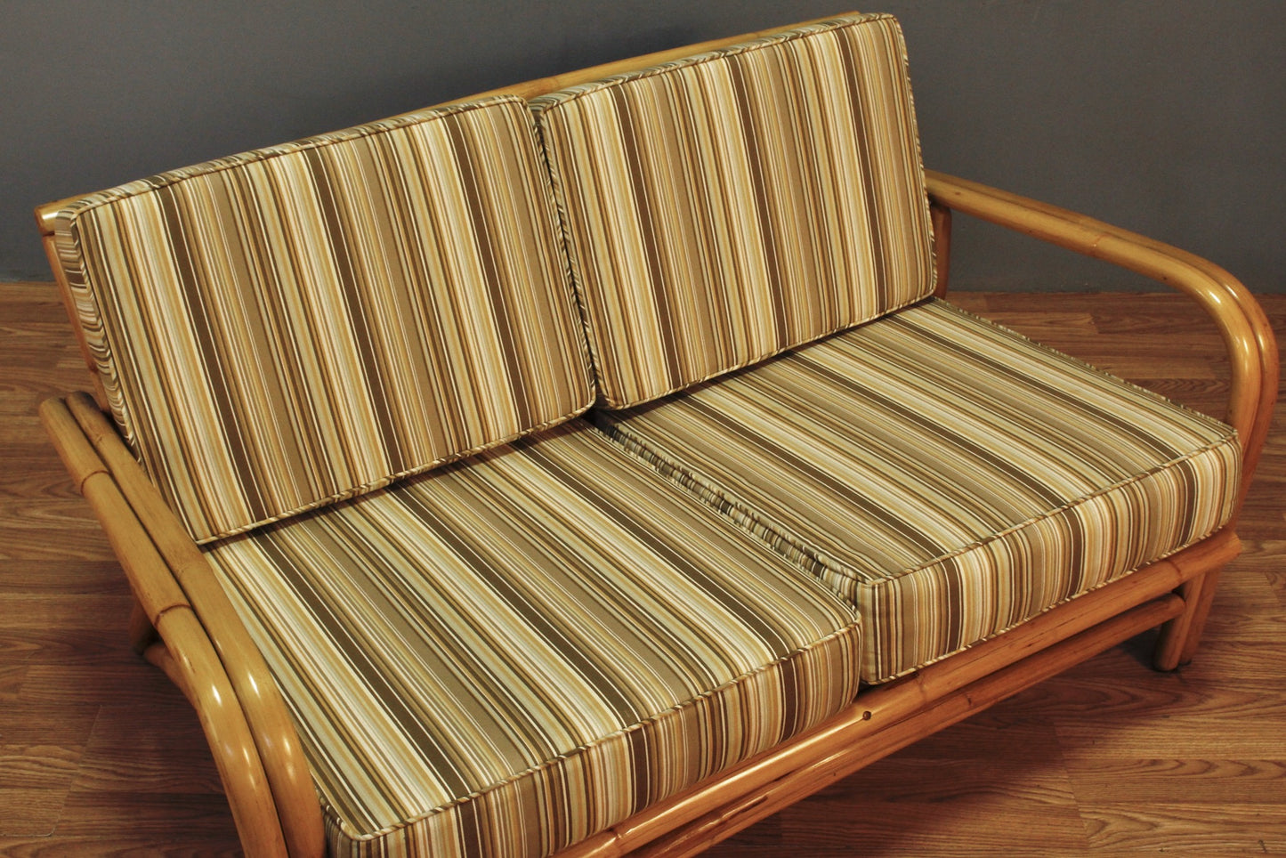 Bamboo & Stripe Loveseat