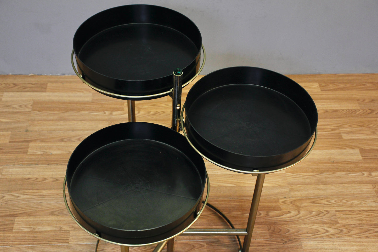Howe Laminate & Chrome Square Folding Table