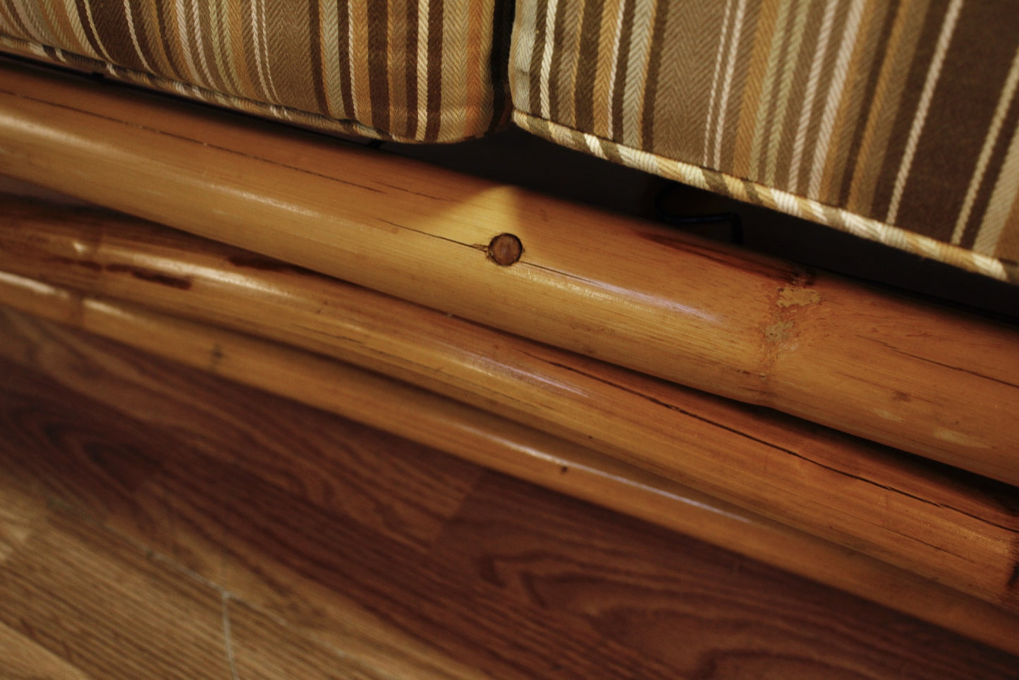 Bamboo & Stripe Loveseat