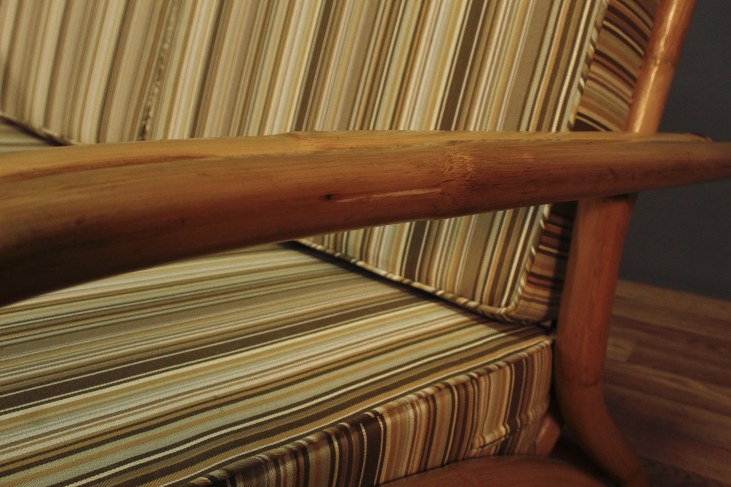 Bamboo & Stripe Loveseat