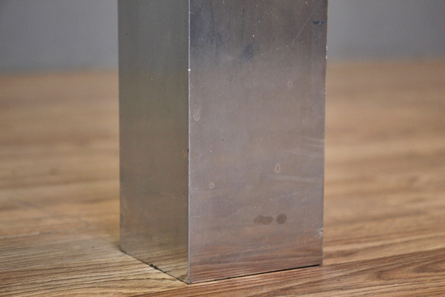 Willy Rizzo Steel & Glass Coffee Table - ONLINE ONLY