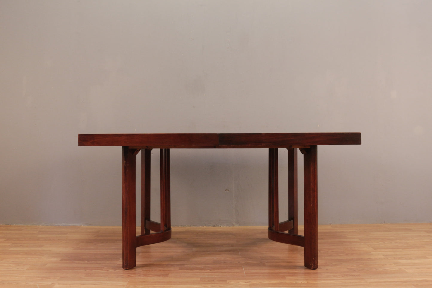 Art Deco Mahogany Dining Table With Leaf - ONLINE ONLY