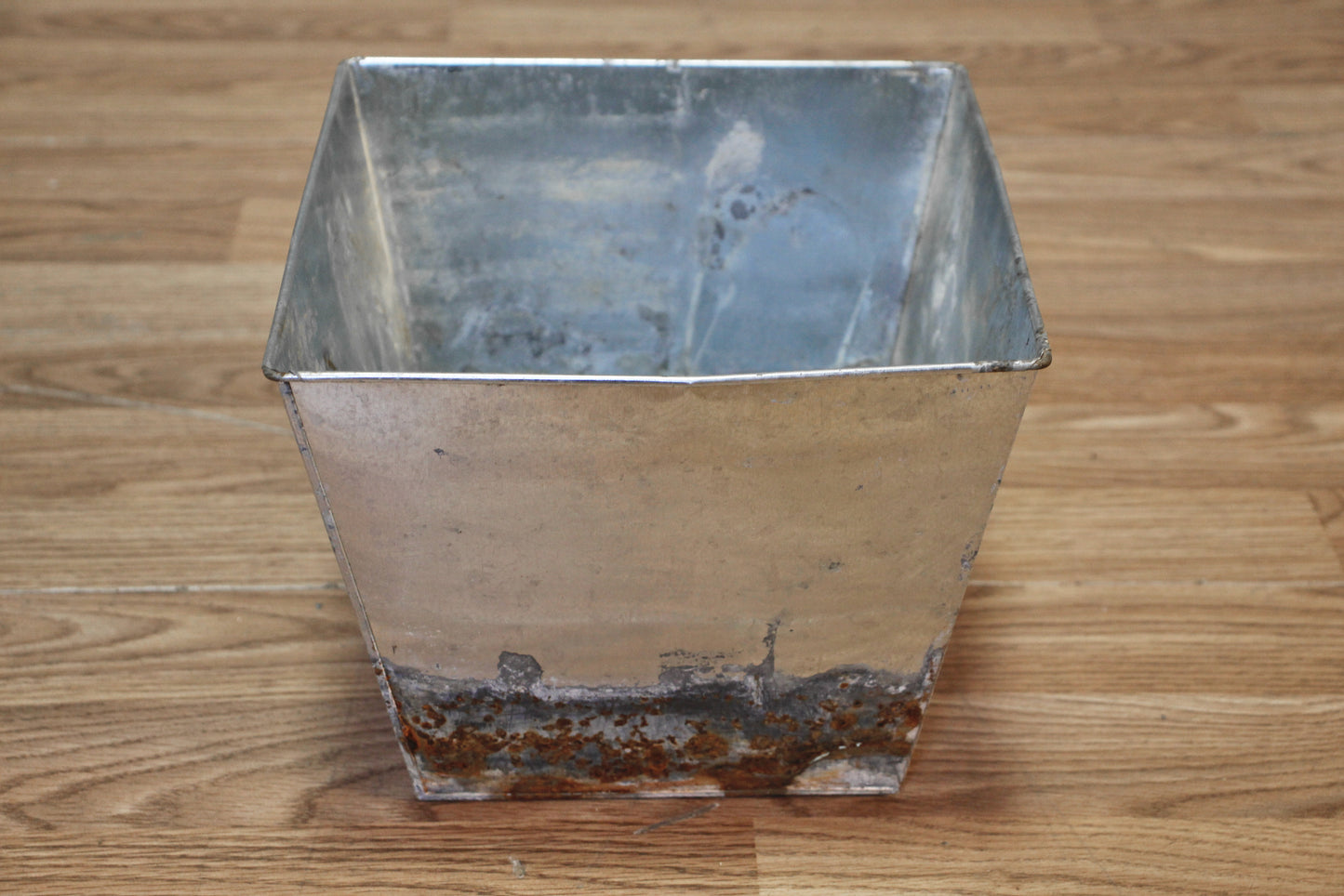 White Woven Rattan Planter