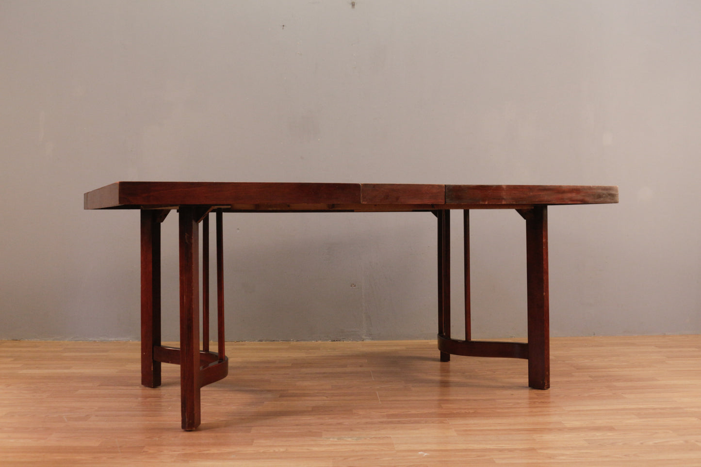 Art Deco Mahogany Dining Table With Leaf - ONLINE ONLY