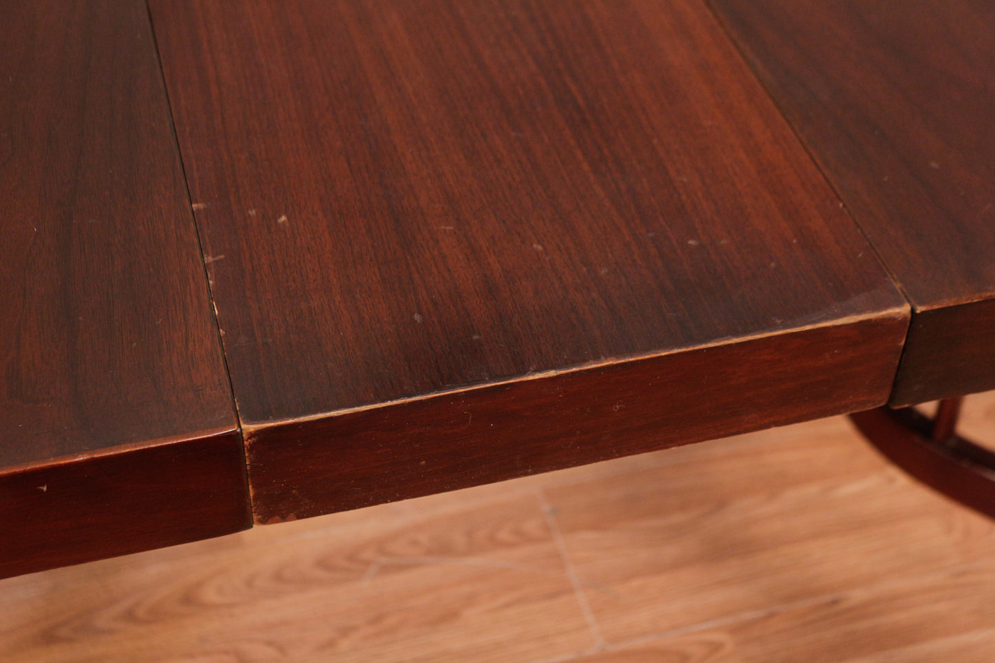 Art Deco Mahogany Dining Table With Leaf - ONLINE ONLY