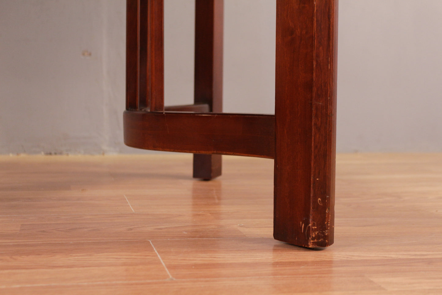Art Deco Mahogany Dining Table With Leaf - ONLINE ONLY