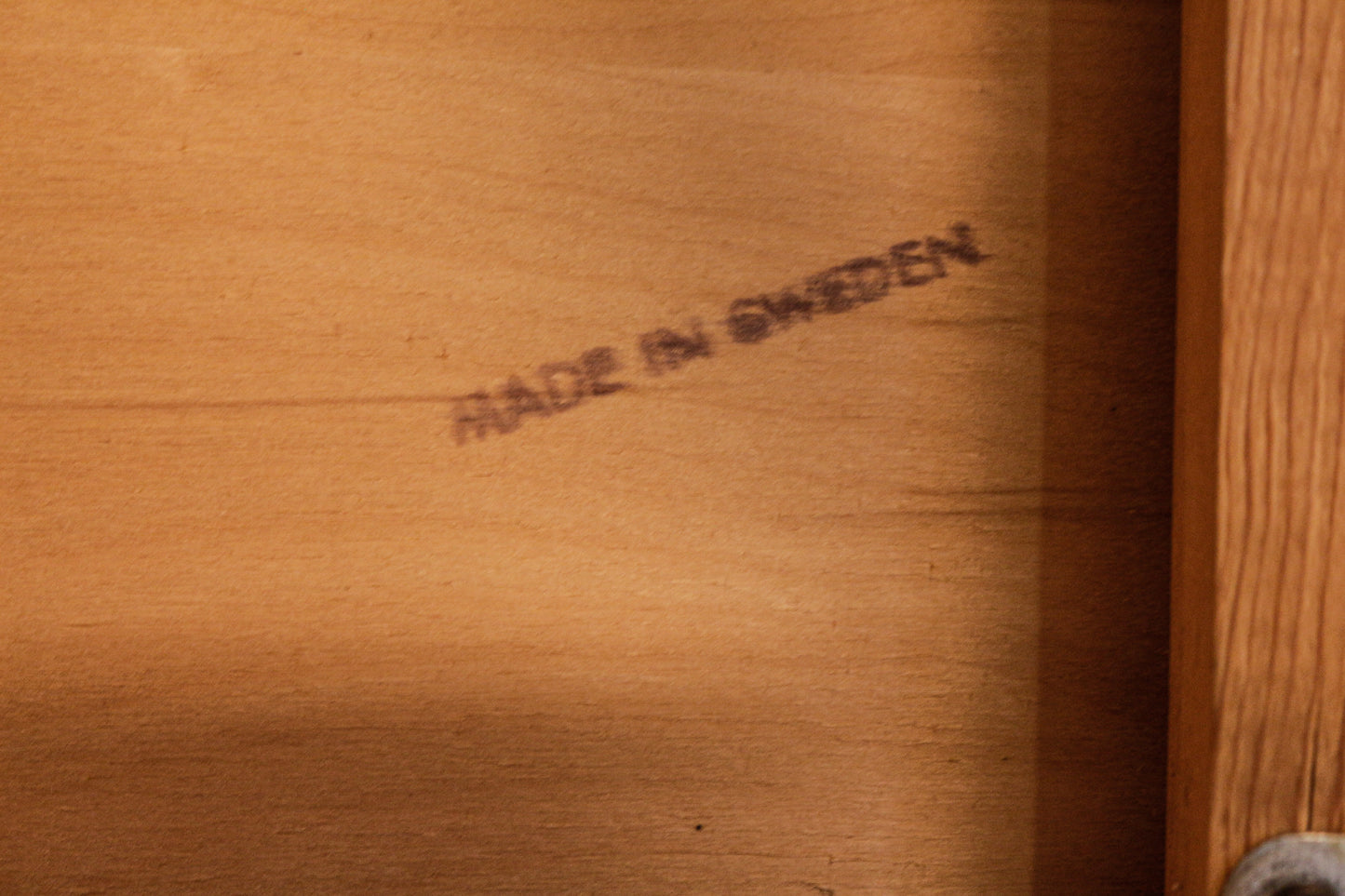Swedish Teak Roll-Top Desk
