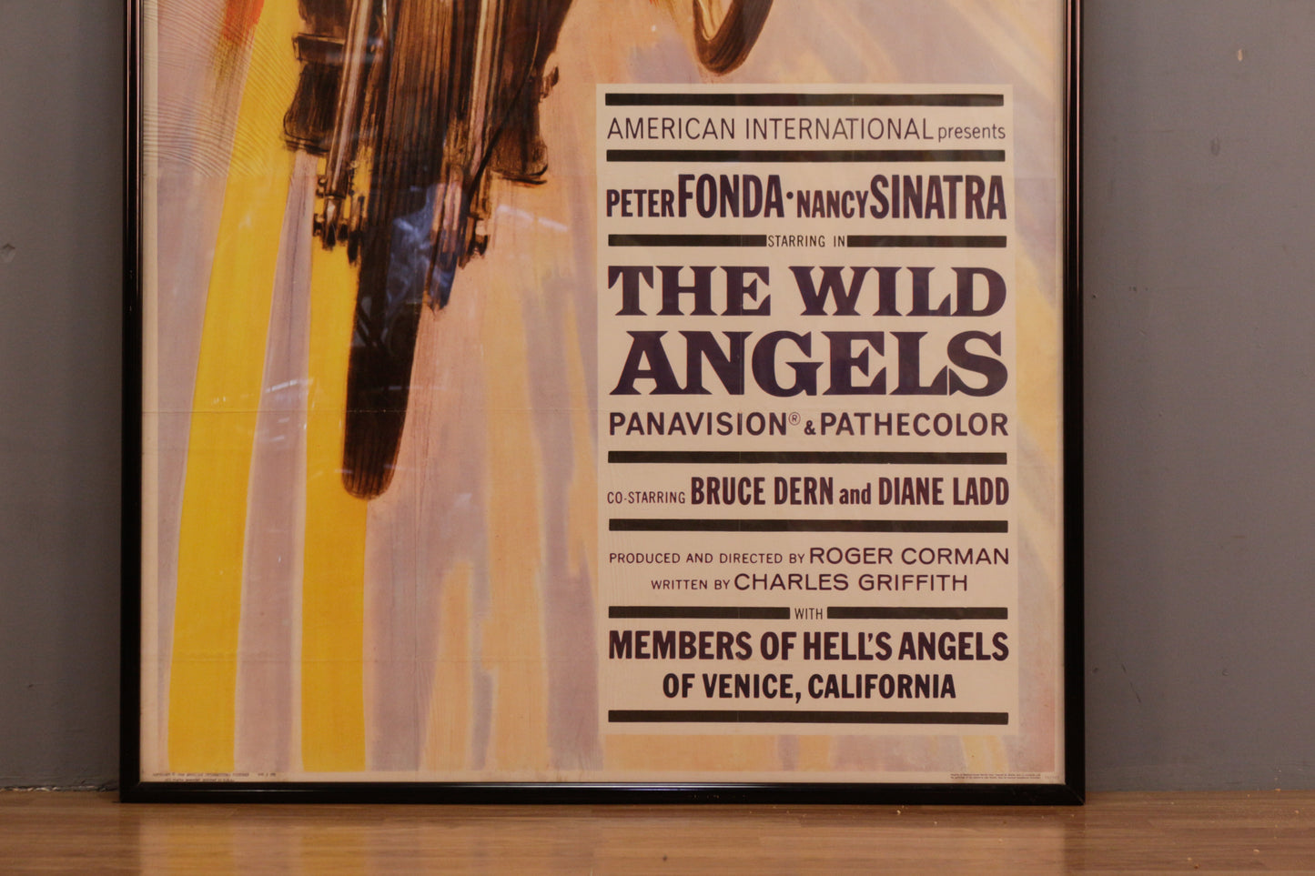 Large "The Wild Angels" 1966 Original Film Poster
