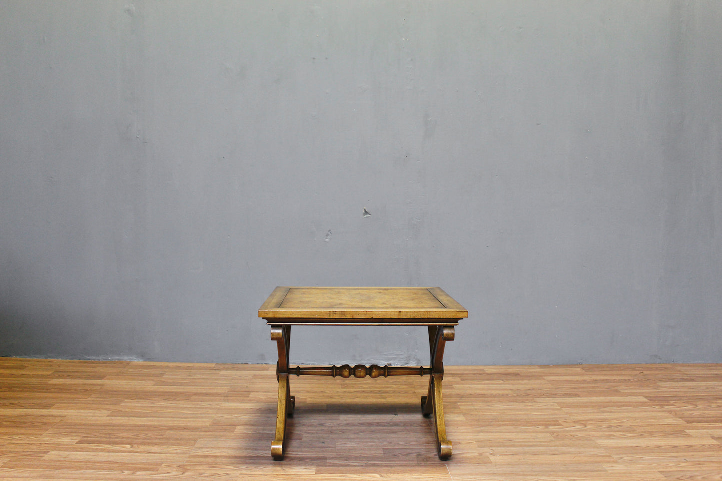 Weiman Burl "X" Side Table