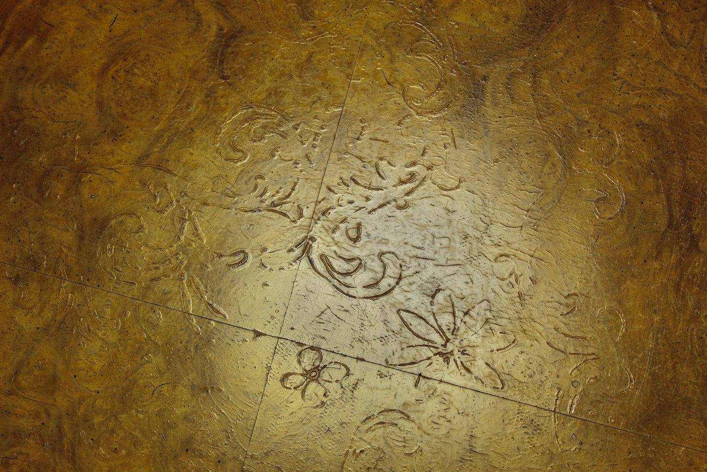 Weiman Burl "X" Side Table