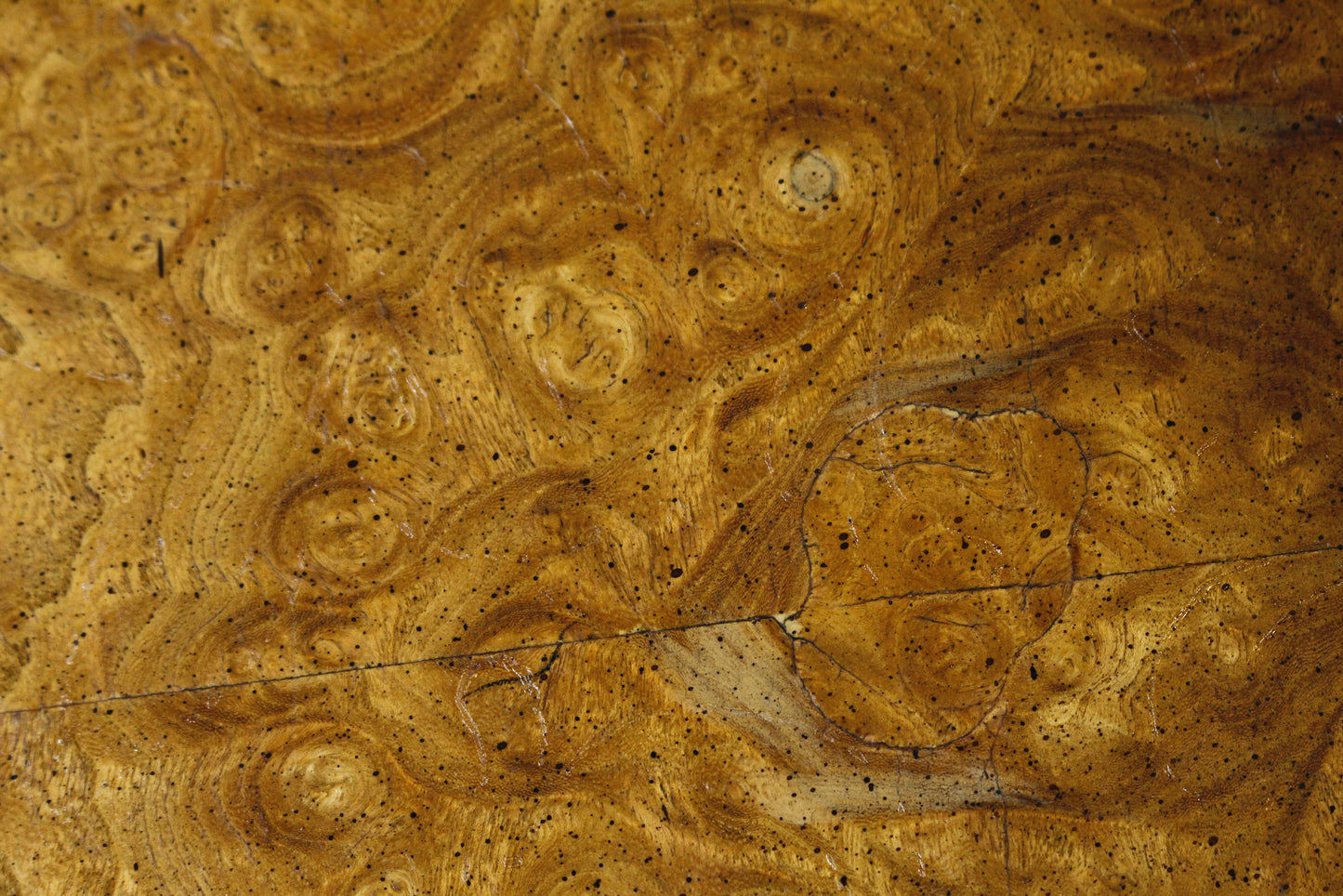 Weiman Burl "X" Side Table