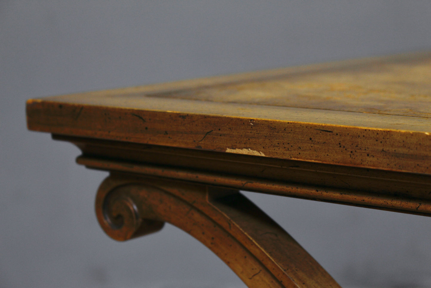Weiman Burl "X" Side Table
