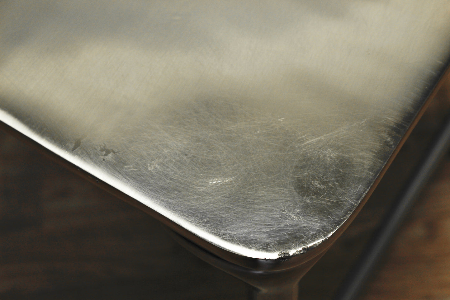CB2 Oro Polished Silver Counter Stool