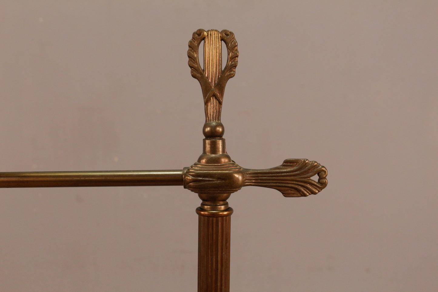 Antique Brass & Milk Glass Reading Lamp