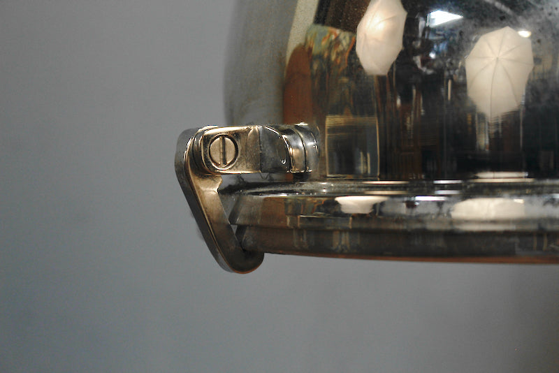 Industrial Chrome Pendant Chandelier - ONLINE ONLY