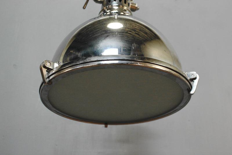 Industrial Chrome Pendant Chandelier - ONLINE ONLY