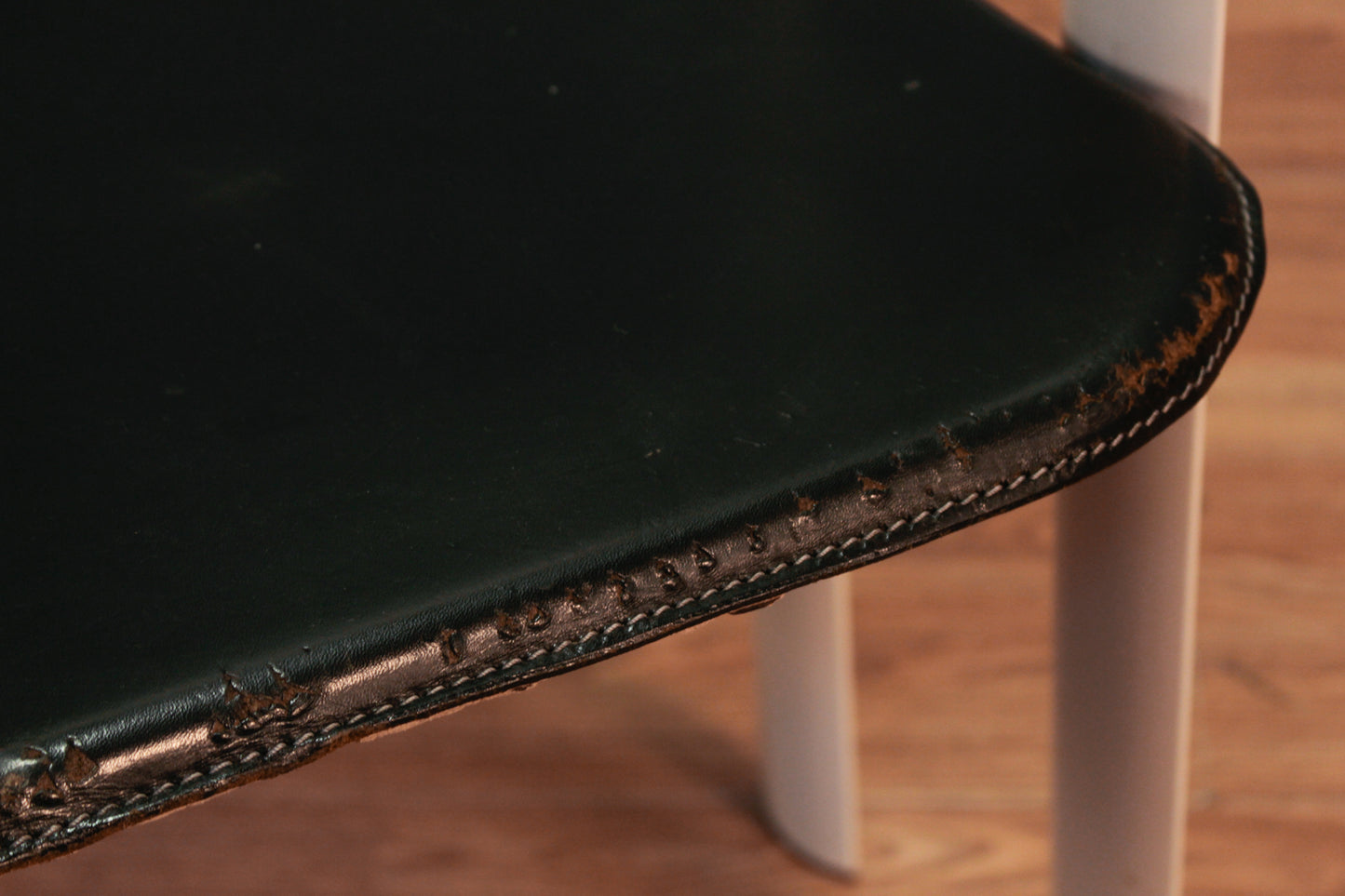 Ycami Italian 1980s Black & White Side Chair