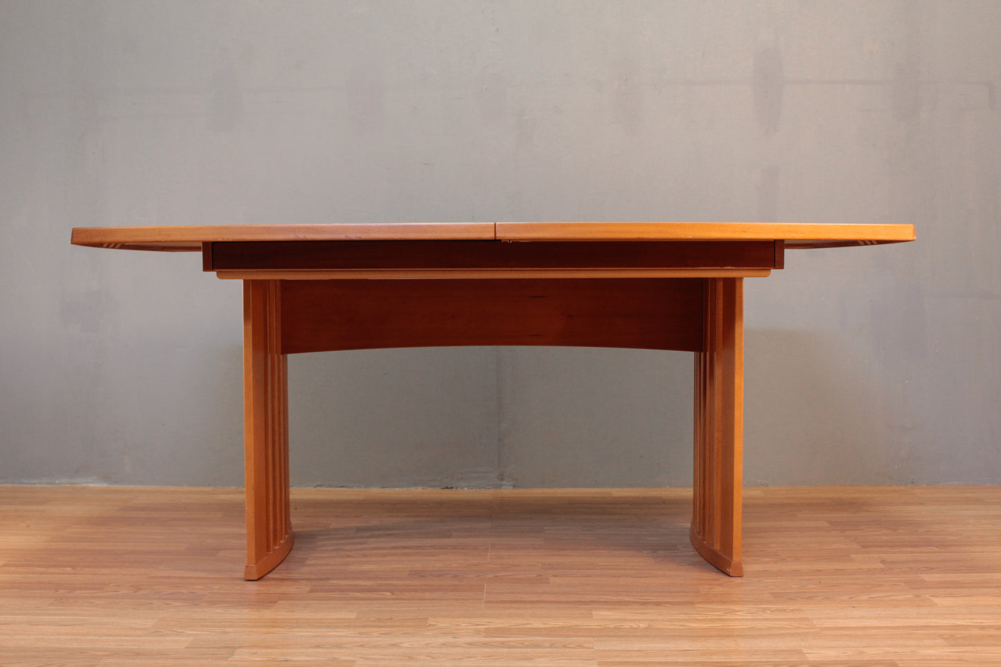 Large Skovby Danish Dining Table with Built-In Leaves - ONLINE ONLY