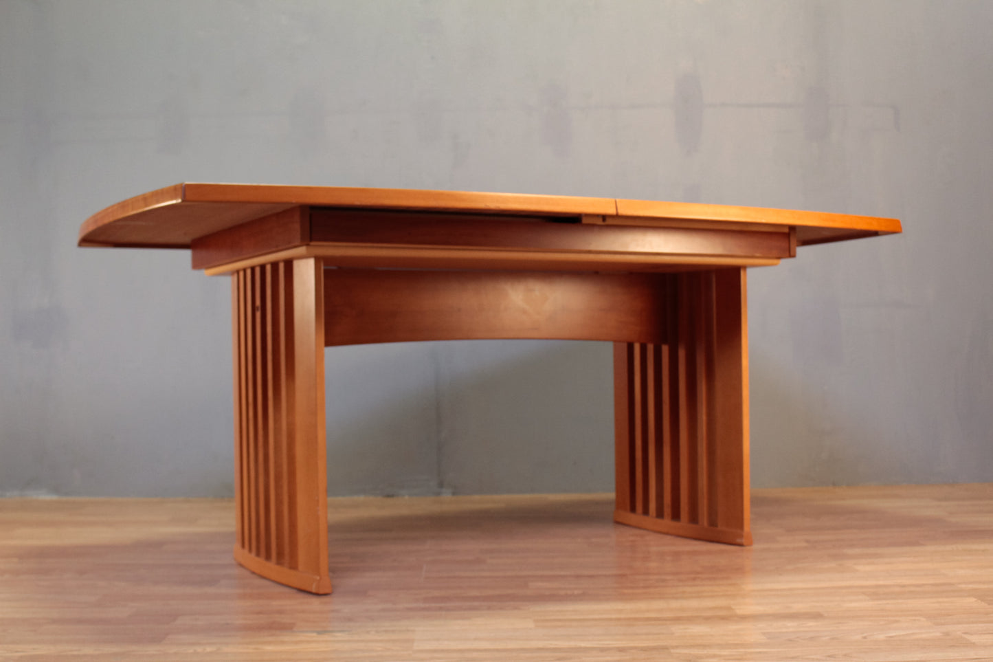 Large Skovby Danish Dining Table with Built-In Leaves - ONLINE ONLY