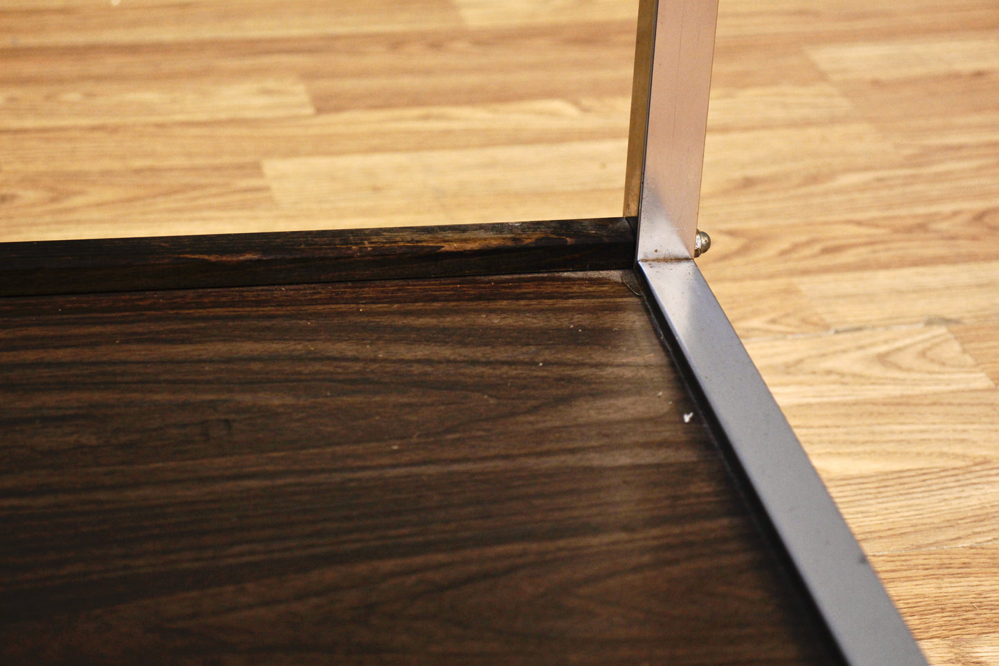 White Laminate Block Coffee Table