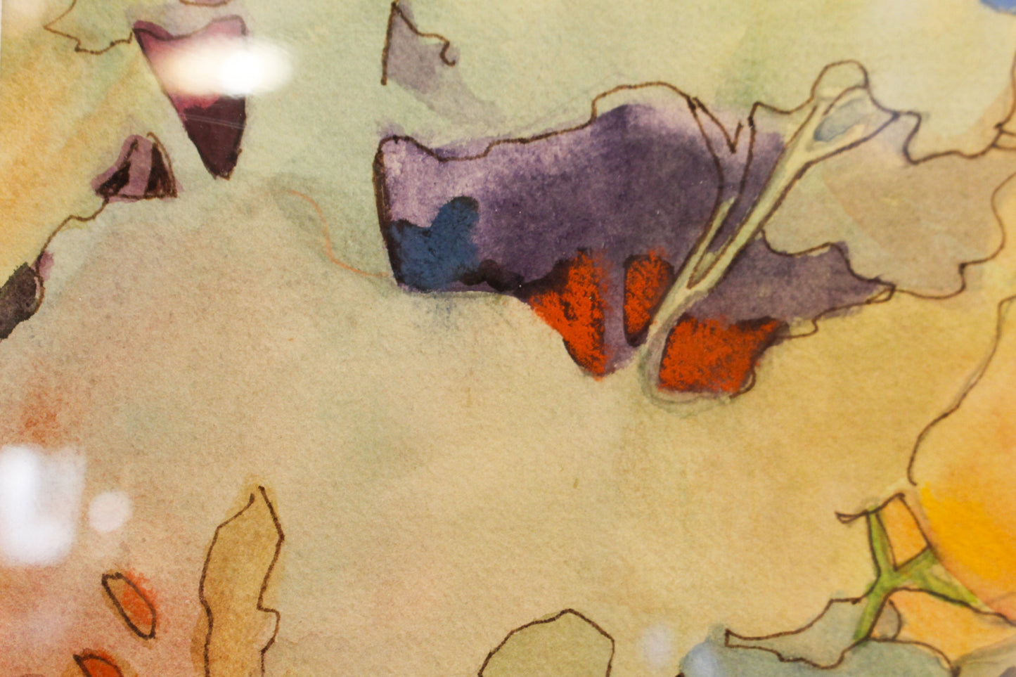 "Forest Feline" Watercolor Painting