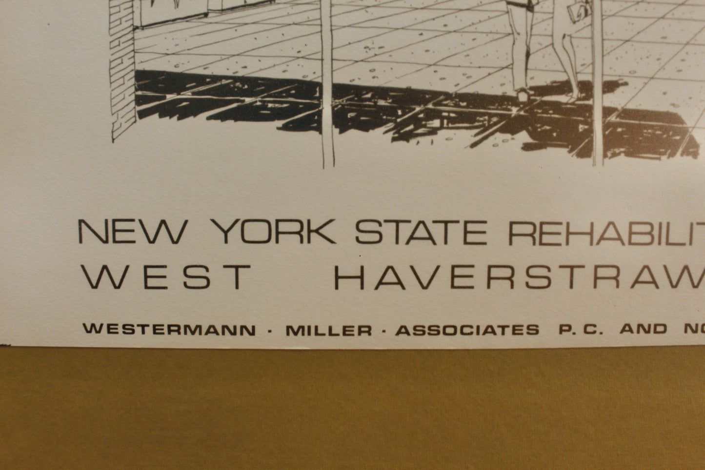 "Helen Hayes Hospital" 1970s Autographed Print V