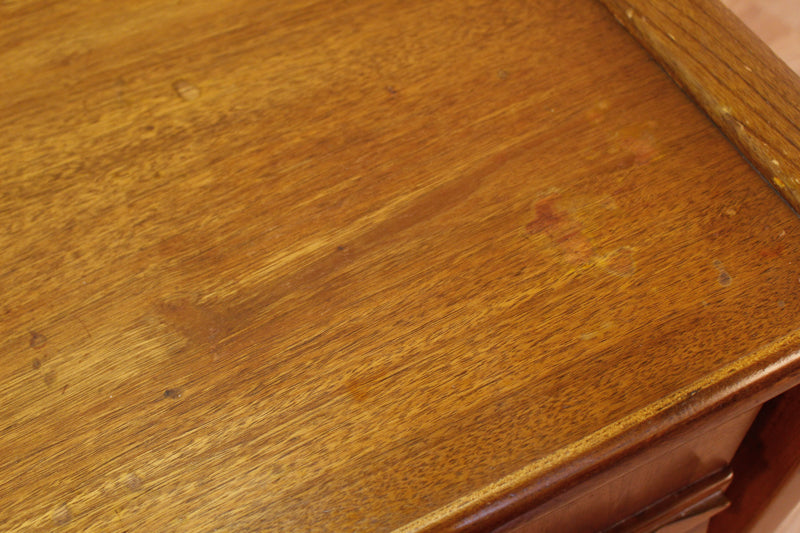 Wide Red Lion 2-Drawer End Table - ONLINE ONLY