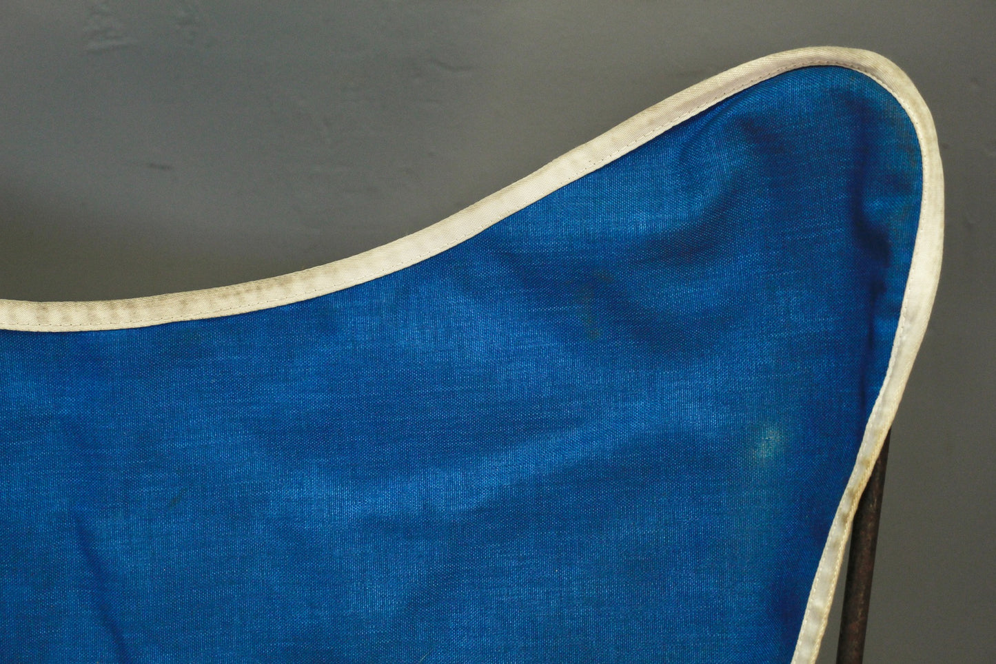 Iron & Blue Butterfly Lounge Chair