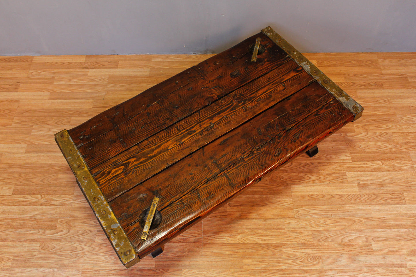 Ship Hatch Trestle Coffee Table - ONLINE ONLY