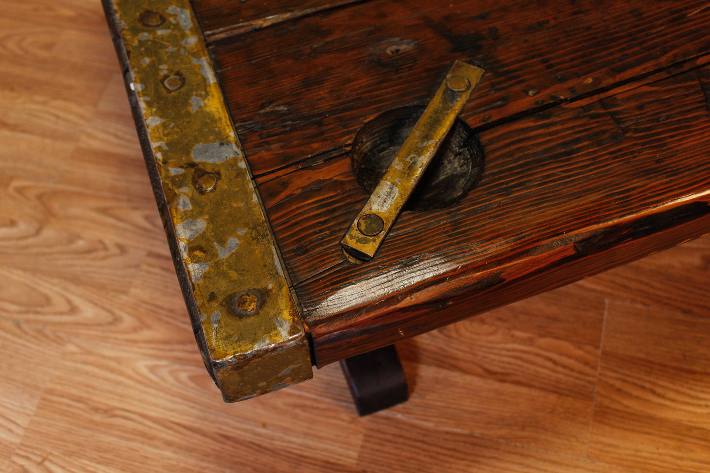 Ship Hatch Trestle Coffee Table - ONLINE ONLY