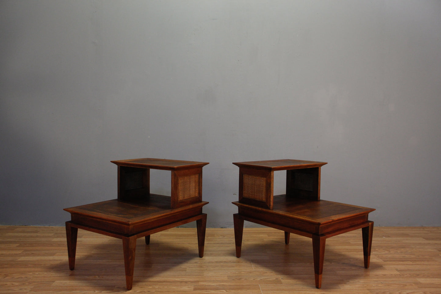 Cherry Vinyl Bar Stool