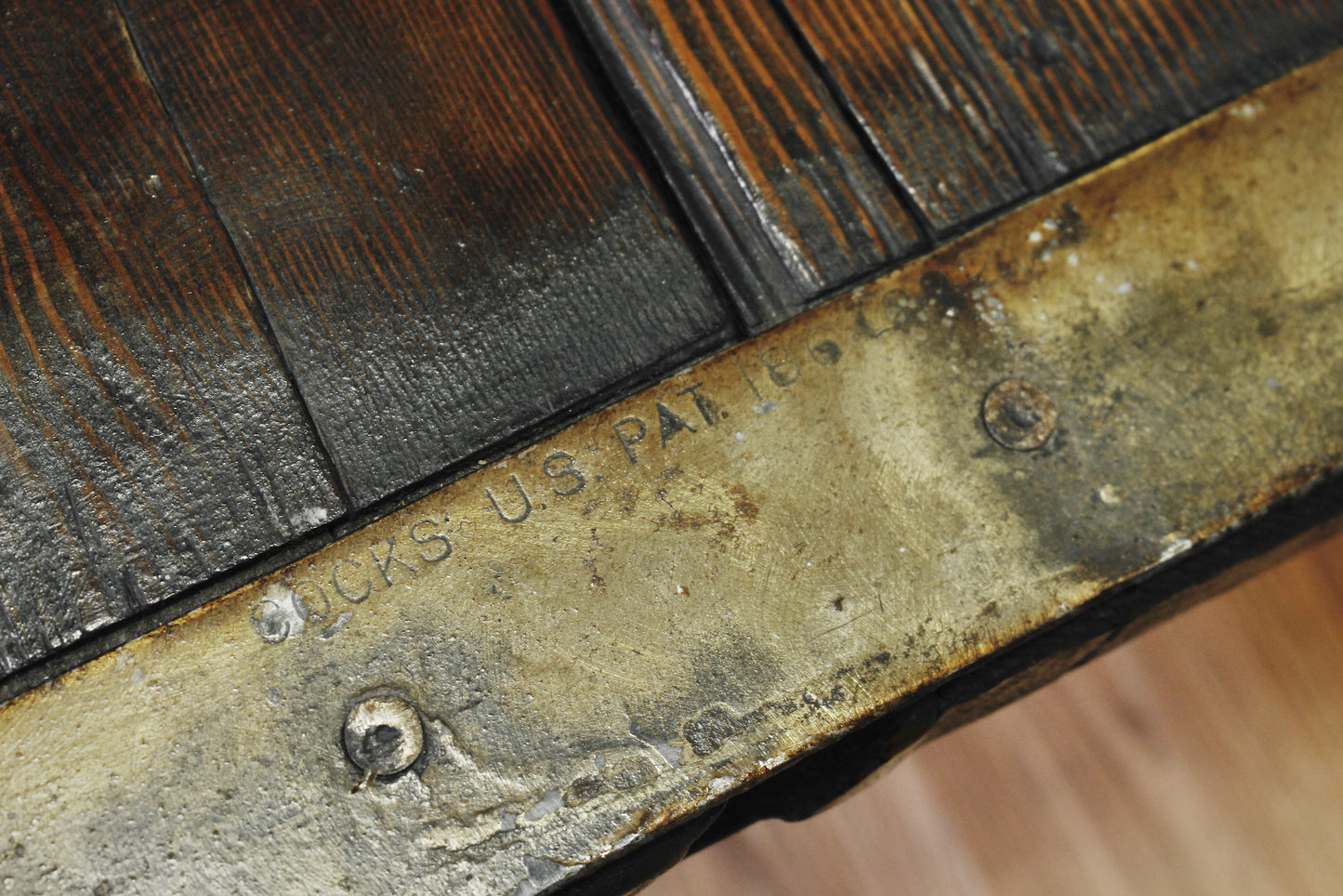 Large Ship Hatch & Iron Coffee Table - ONLINE ONLY